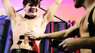 Carter Collins Groans As He Gets Hurt By Bearded Oliver Marx